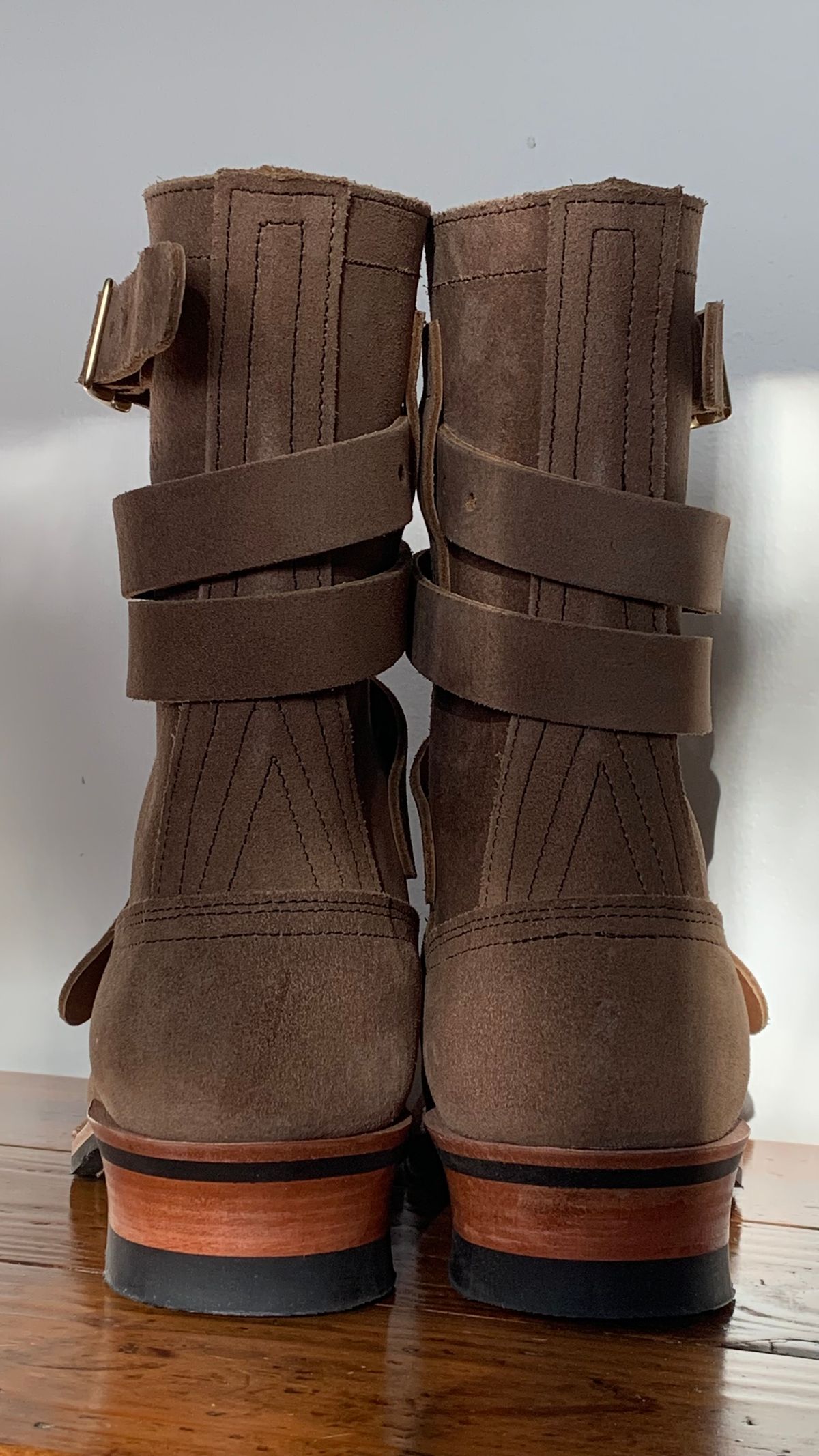 Photo by X on February 12, 2026 of the Nicks TankerPro in Seidel 1964 Tan Roughout.