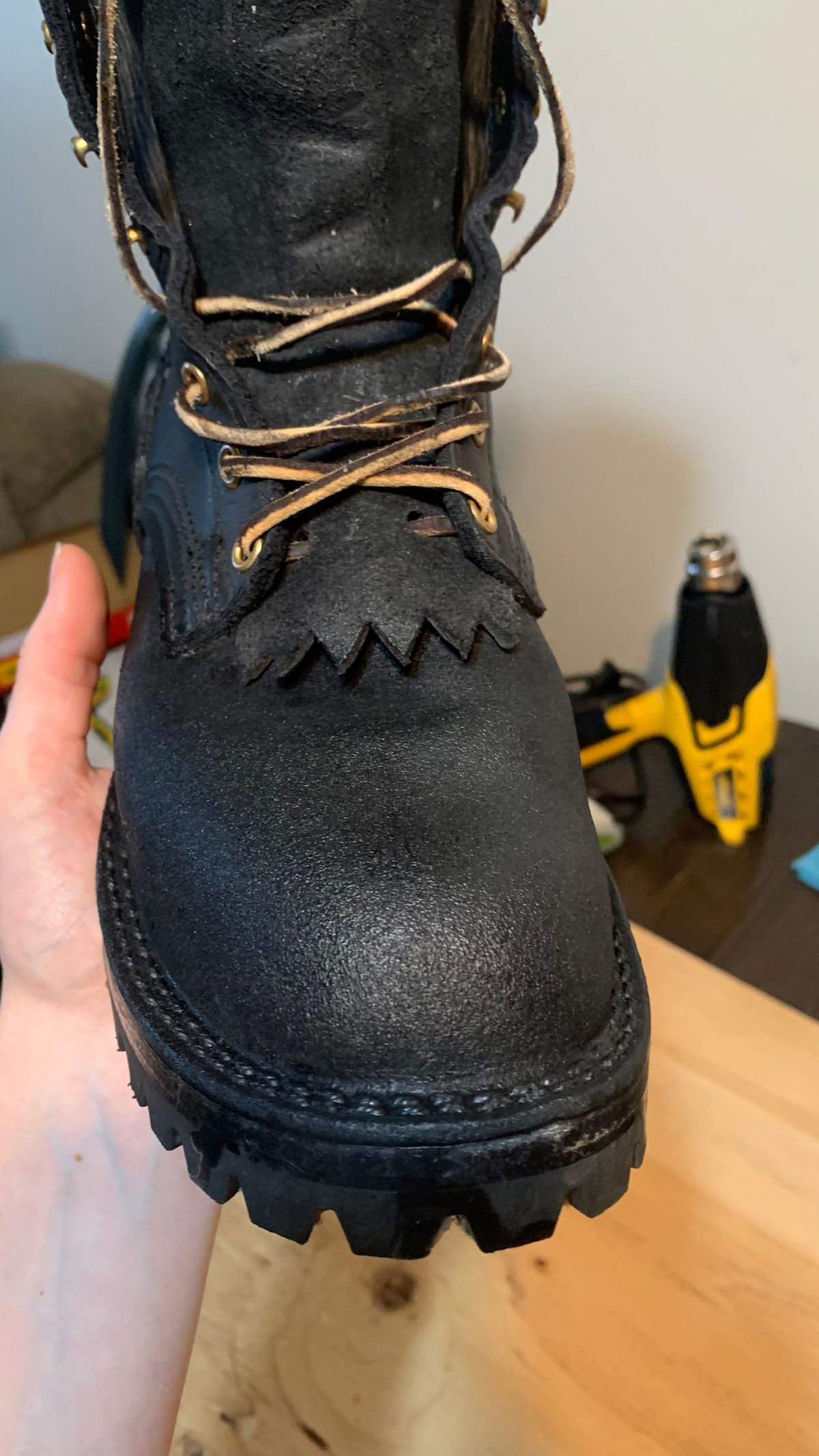 Photo by X on March 23, 2024 of the Nicks BuilderPro in Seidel MaxSupport Black.