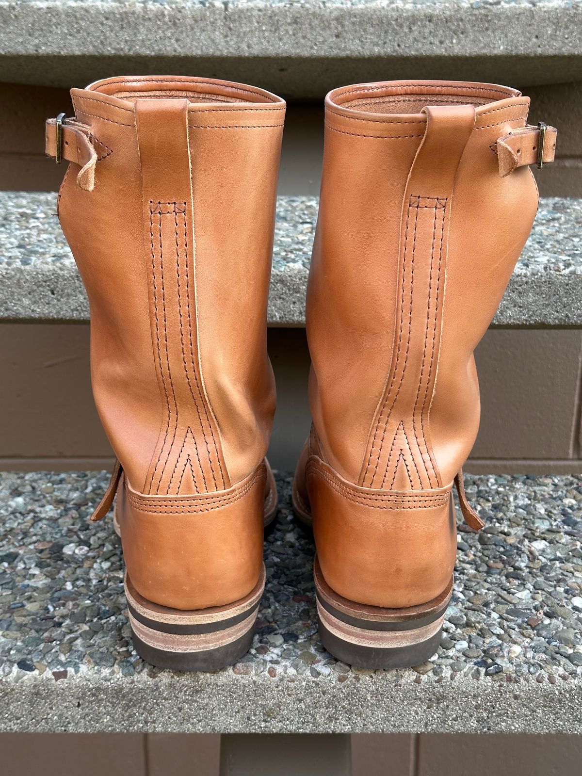 Photo by gv7 on November 2, 2023 of the Wesco x S&S Van Cleef III in Maryam Natural Horsebutt.