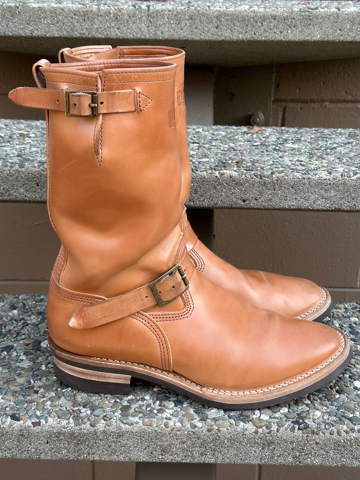 Photo by gv7 on November 2, 2023 of the Wesco x S&S Van Cleef III in Maryam Natural Horsebutt.