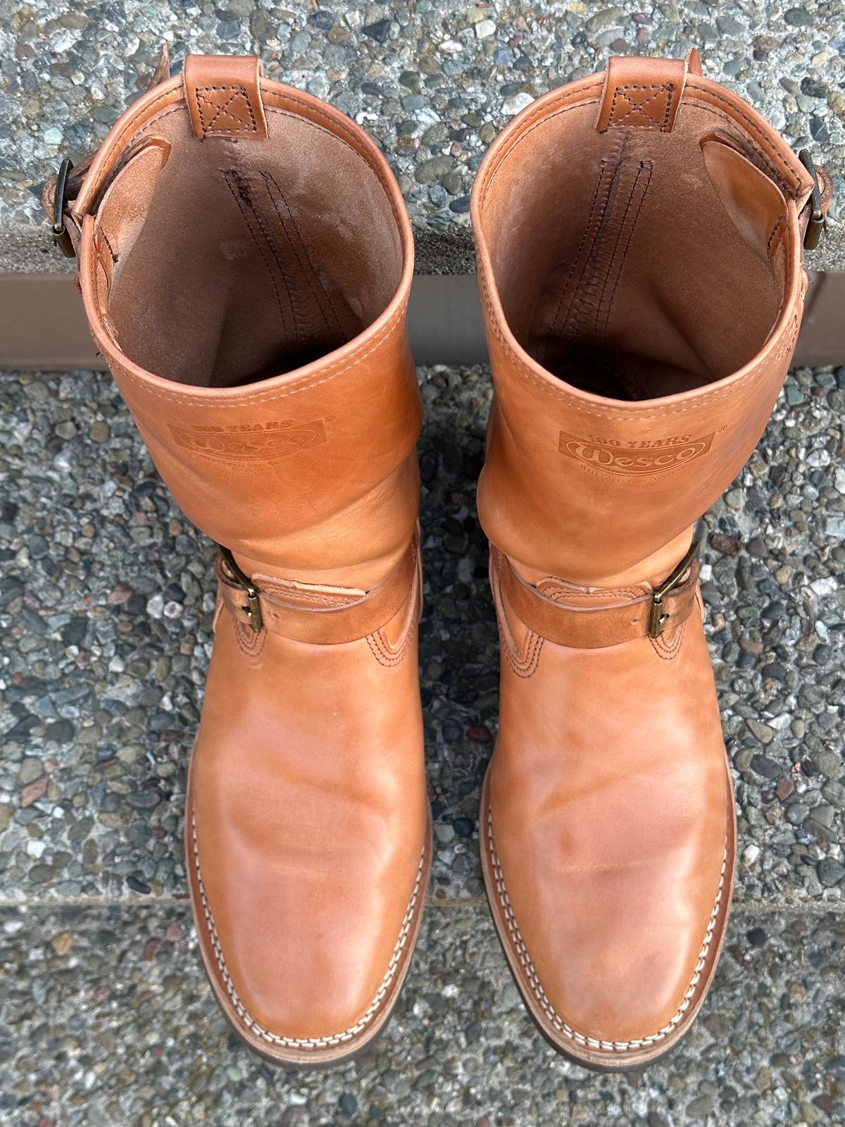 Photo by gv7 on November 2, 2023 of the Wesco x S&S Van Cleef III in Maryam Natural Horsebutt.