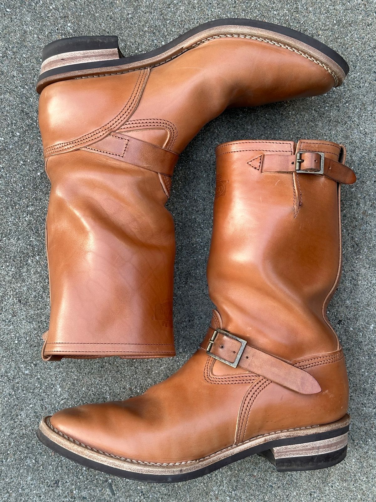 Photo by gv7 on December 1, 2023 of the Wesco x S&S Van Cleef III in Maryam Natural Horsebutt.