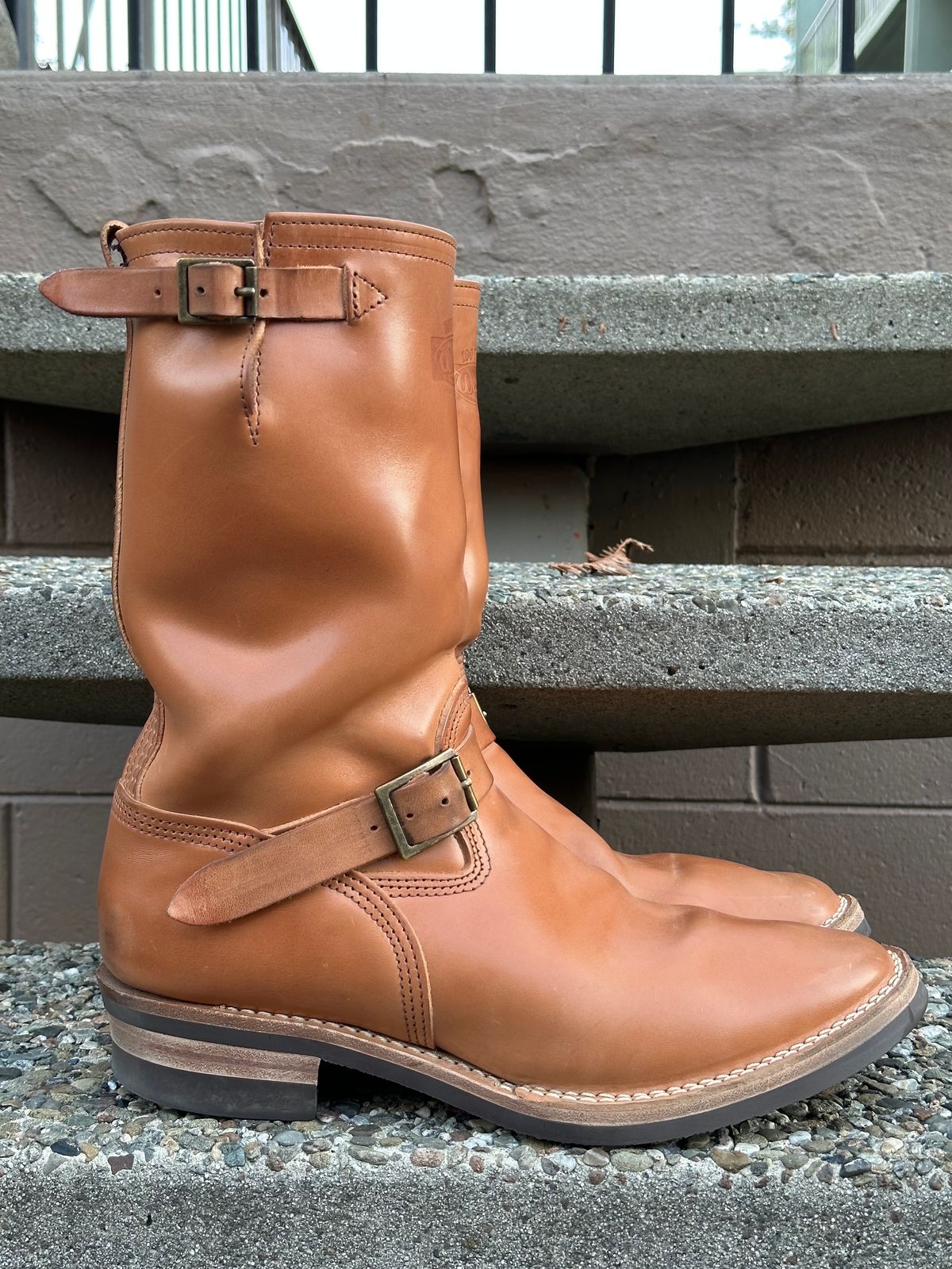 Photo by gv7 on December 1, 2023 of the Wesco x S&S Van Cleef III in Maryam Natural Horsebutt.