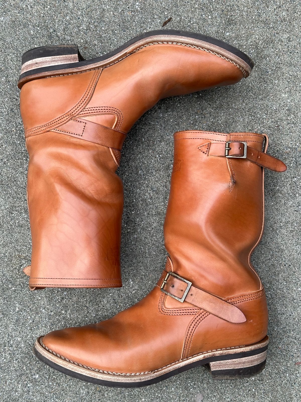 Photo by gv7 on January 1, 2024 of the Wesco x S&S Van Cleef III in Maryam Natural Horsebutt.