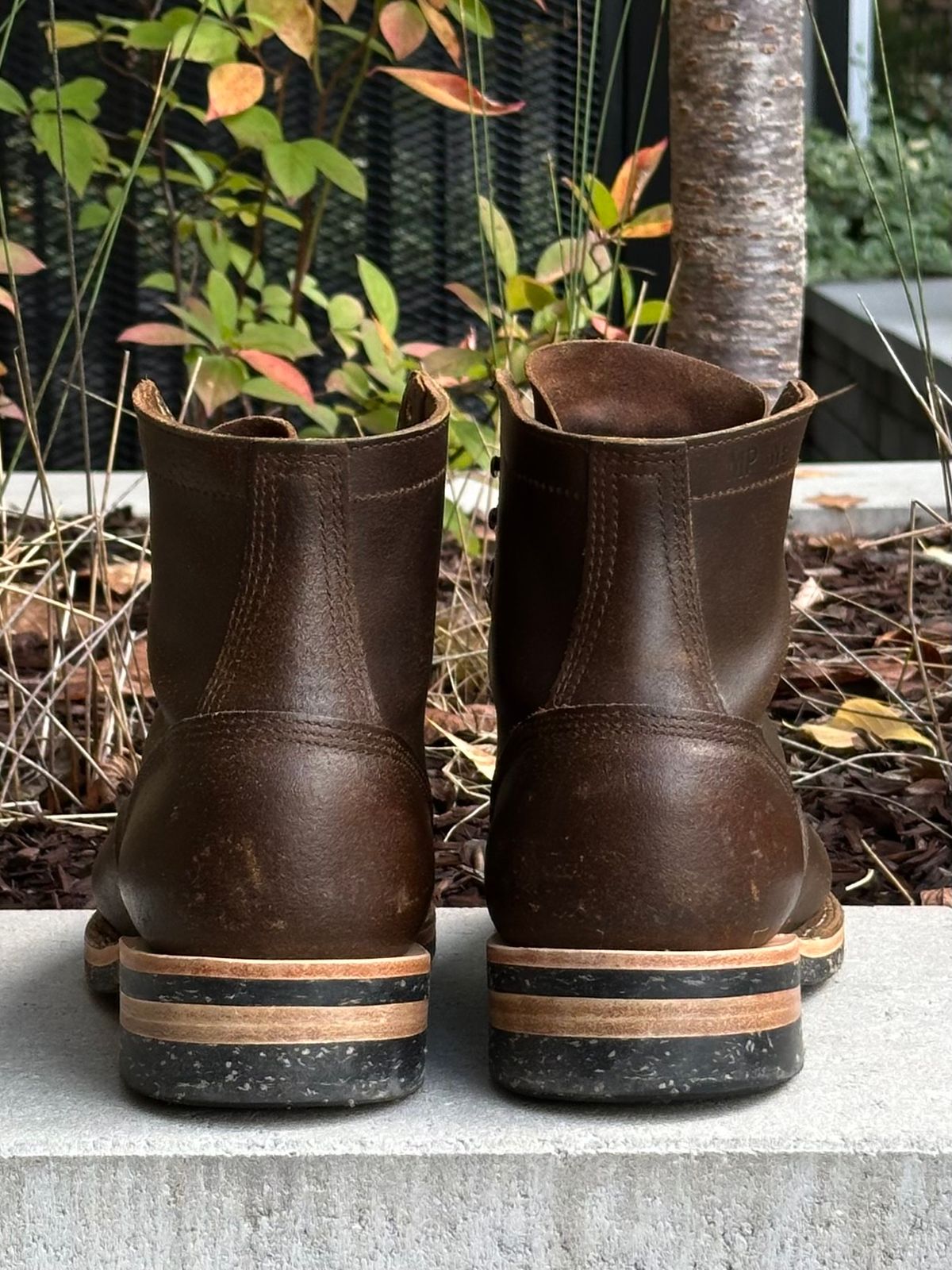 Photo by gv7 on October 1, 2025 of the White's MP-Sherman Toe Cap in Horween Cinnamon Waxed Flesh.