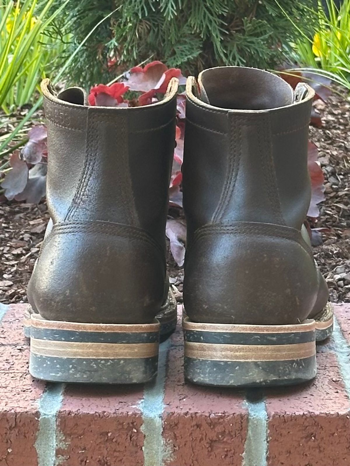 Photo by gv7 on November 1, 2025 of the White's MP-Sherman Toe Cap in Horween Cinnamon Waxed Flesh.