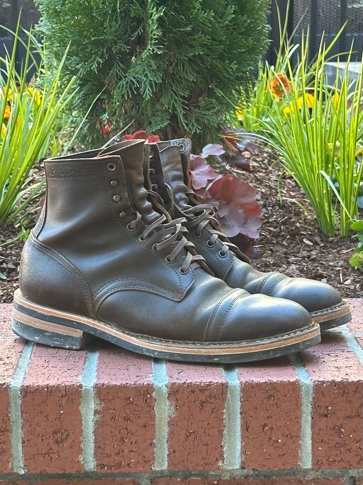 Photo by gv7 on November 1, 2025 of the White's MP-Sherman Toe Cap in Horween Cinnamon Waxed Flesh.