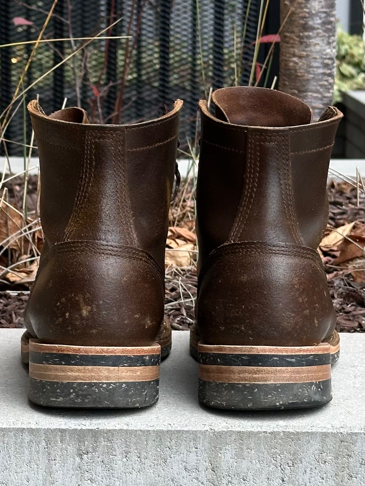 Photo by gv7 on December 23, 2025 of the White's MP-Sherman Toe Cap in Horween Cinnamon Waxed Flesh.