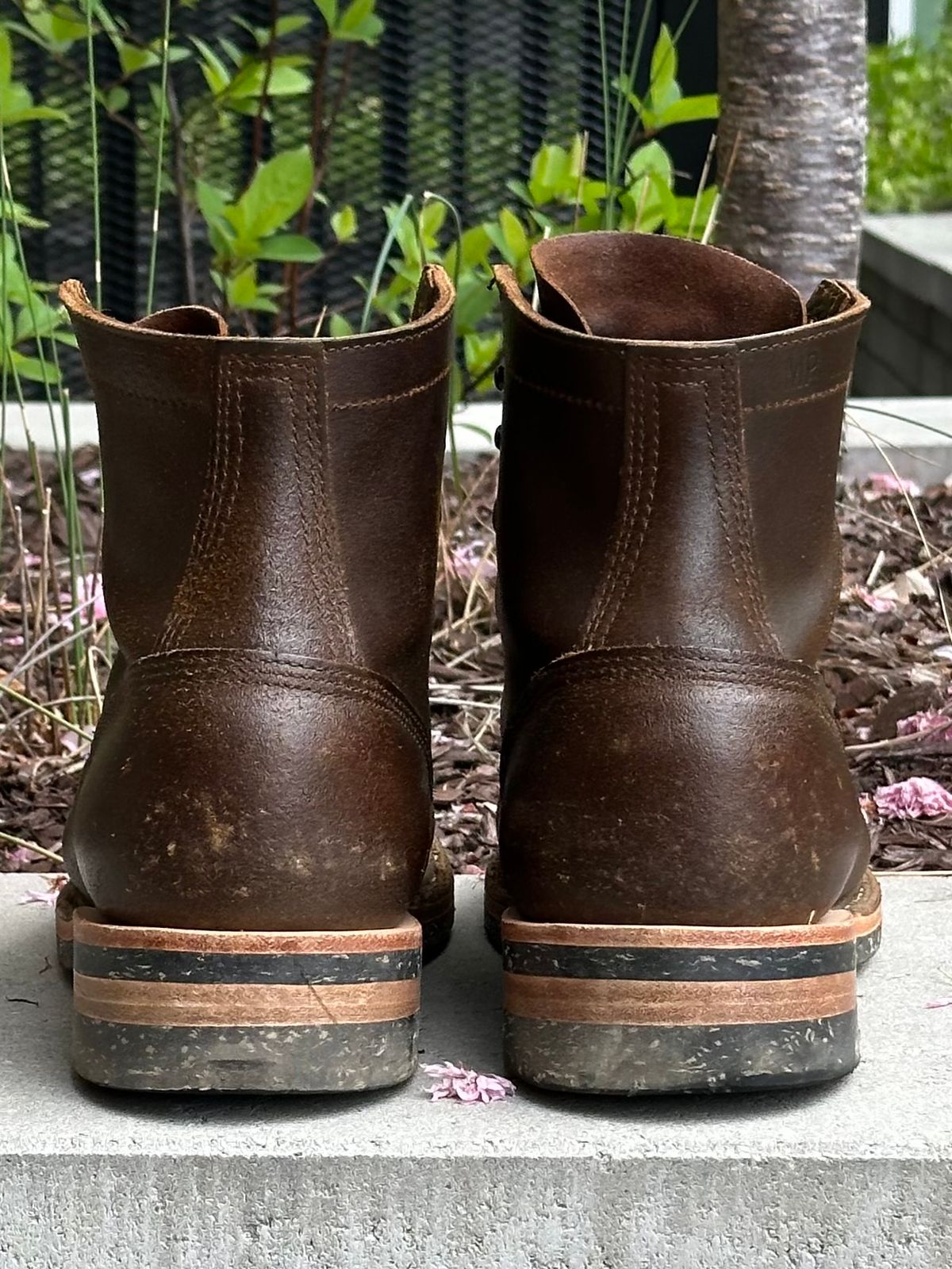 Photo by gv7 on April 3, 2026 of the White's MP-Sherman Toe Cap in Horween Cinnamon Waxed Flesh.