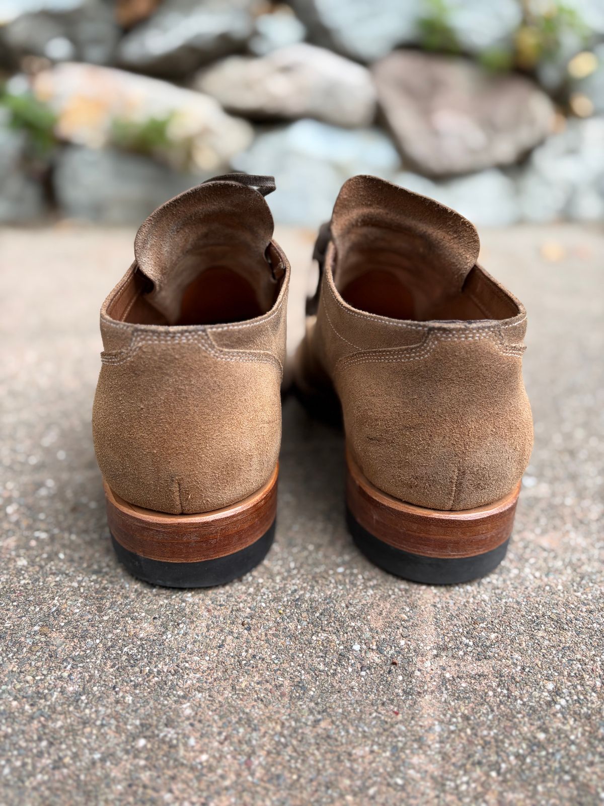 Photo by jshum on November 4, 2025 of the Viberg 145 Oxford in Horween Marine Field Roughout.