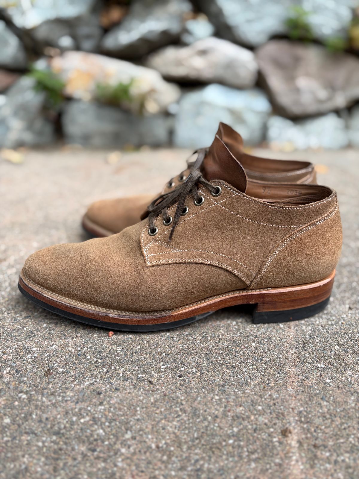 Photo by jshum on November 4, 2025 of the Viberg 145 Oxford in Horween Marine Field Roughout.