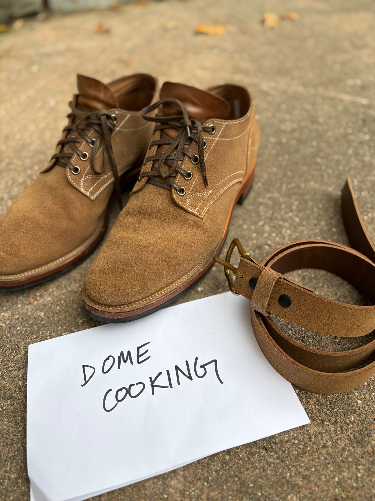 Photo by jshum on November 4, 2025 of the Viberg 145 Oxford in Horween Marine Field Roughout.