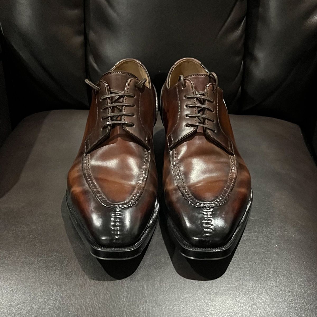 Photo by wishoeguy on November 1, 2023 of the Antonio Meccariello Centurion in Horween Unglazed Natural Shell Cordovan.