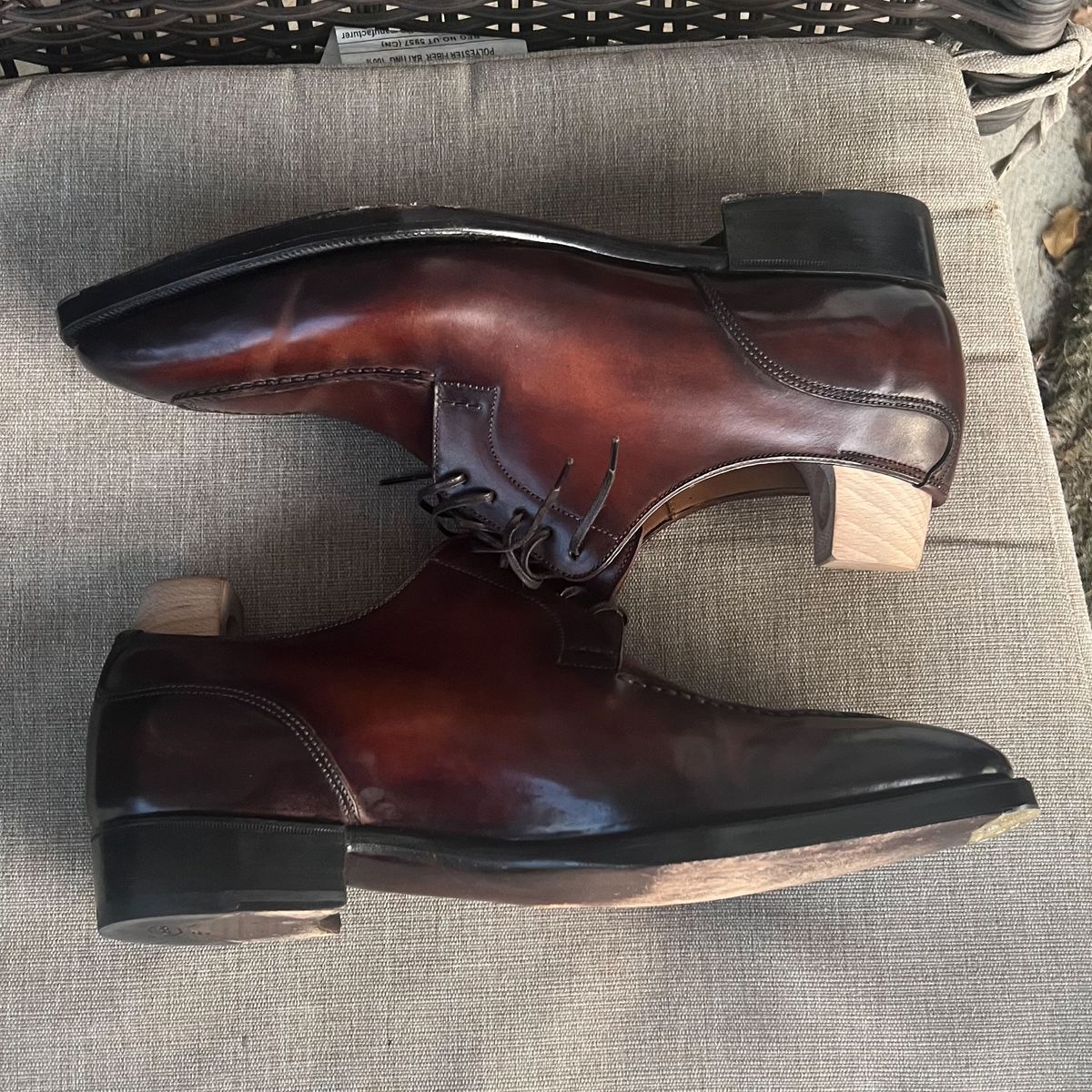 Photo by wishoeguy on November 1, 2023 of the Antonio Meccariello Centurion in Horween Unglazed Natural Shell Cordovan.