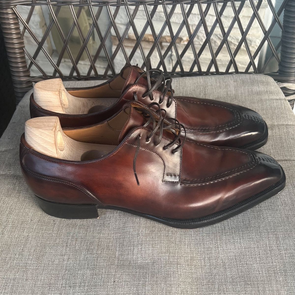 Photo by wishoeguy on November 1, 2023 of the Antonio Meccariello Centurion in Horween Unglazed Natural Shell Cordovan.
