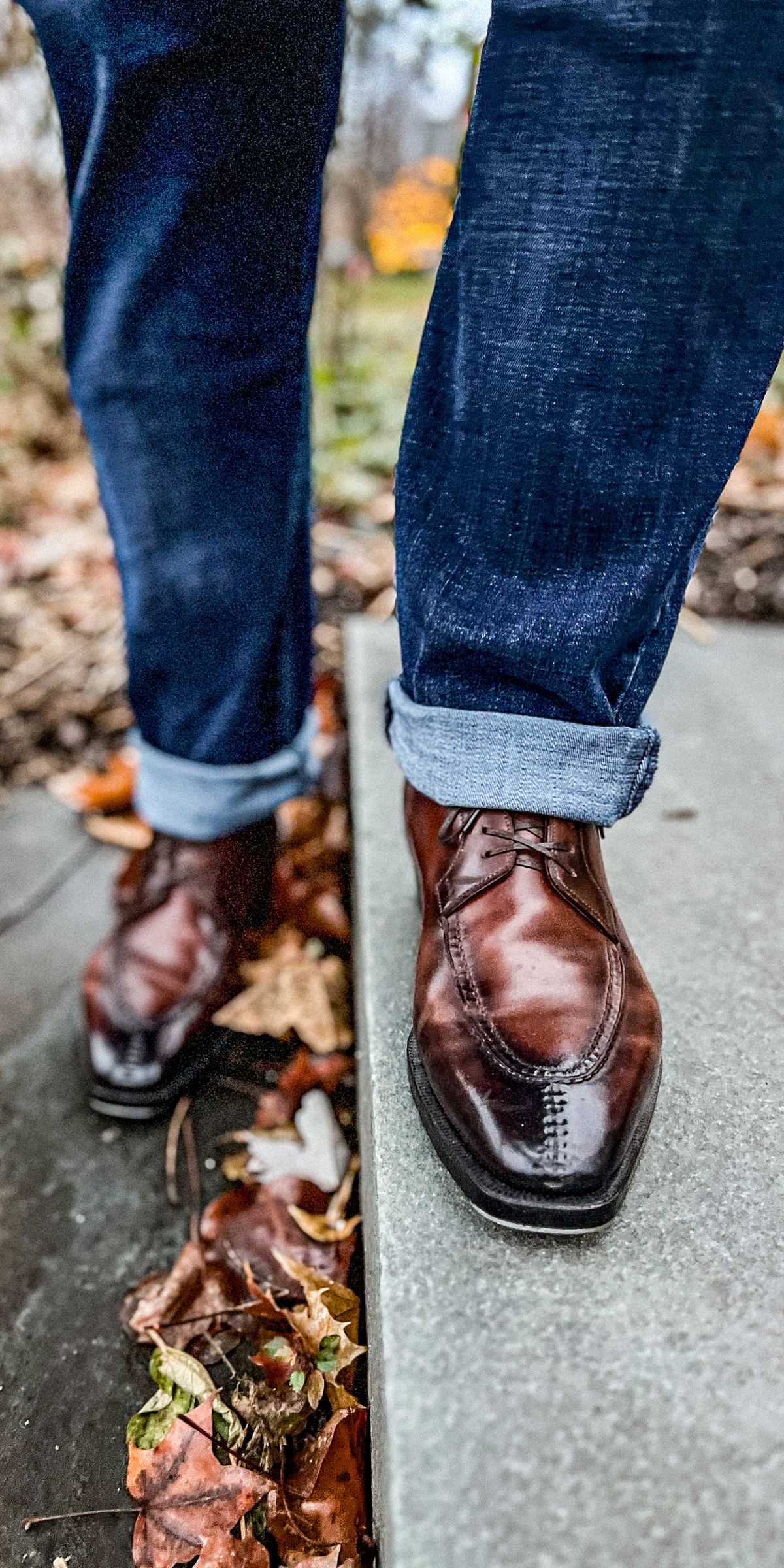 Photo by wishoeguy on December 2, 2023 of the Antonio Meccariello Centurion in Horween Unglazed Natural Shell Cordovan.
