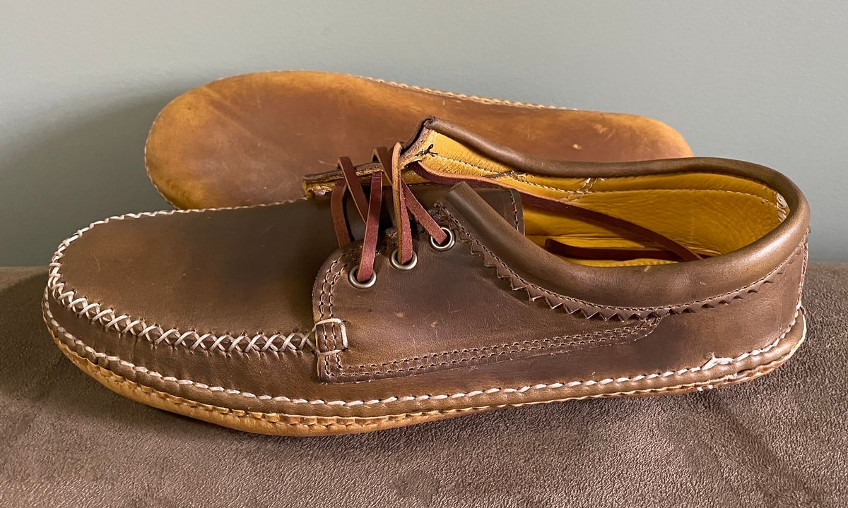 Photo by JP_18 on March 10, 2022 of the Quoddy Blucher in Horween Olive Chromexcel.