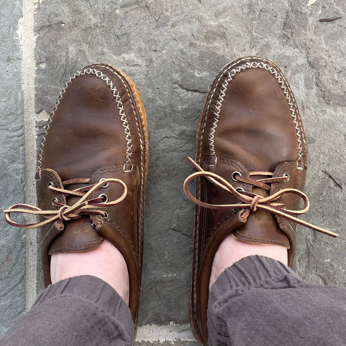 Photo by JP_18 on January 1, 2023 of the Quoddy Blucher in Horween Olive Chromexcel.