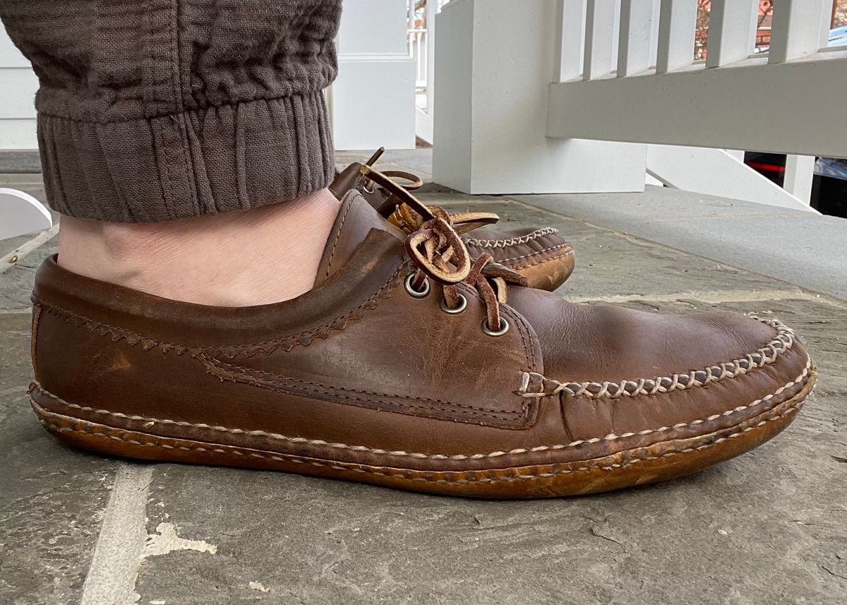 Photo by JP_18 on January 1, 2023 of the Quoddy Blucher in Horween Olive Chromexcel.