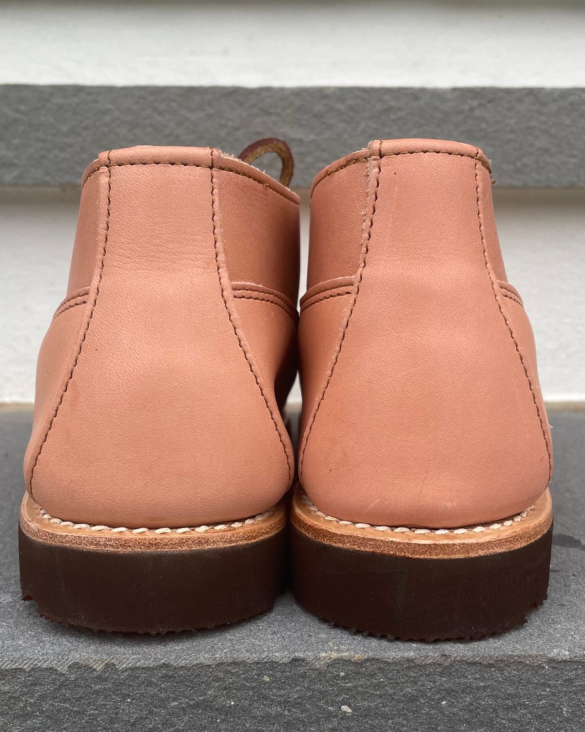 Photo by JP_18 on October 6, 2022 of the Rancourt & Co. Acadia Chukka Redux in Horween Natural Essex.