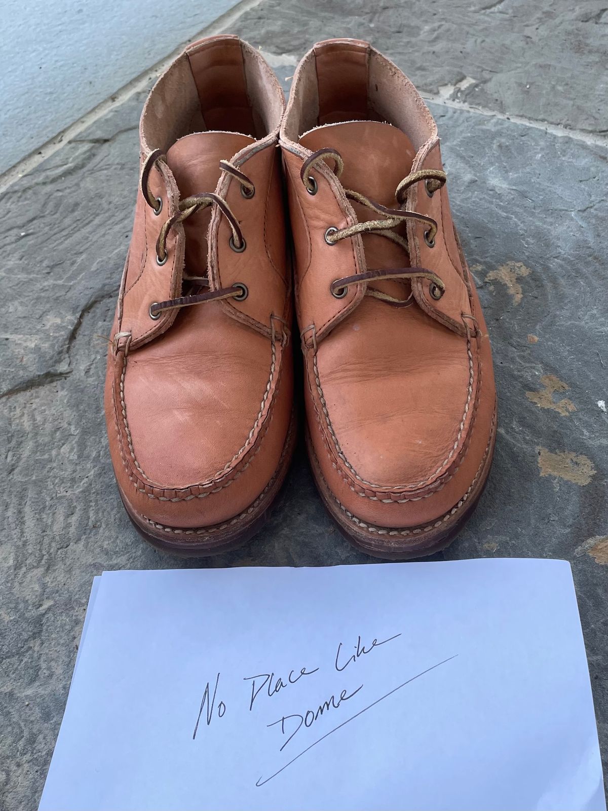 Photo by JP_18 on November 4, 2022 of the Rancourt & Co. Acadia Chukka Redux in Horween Natural Essex.