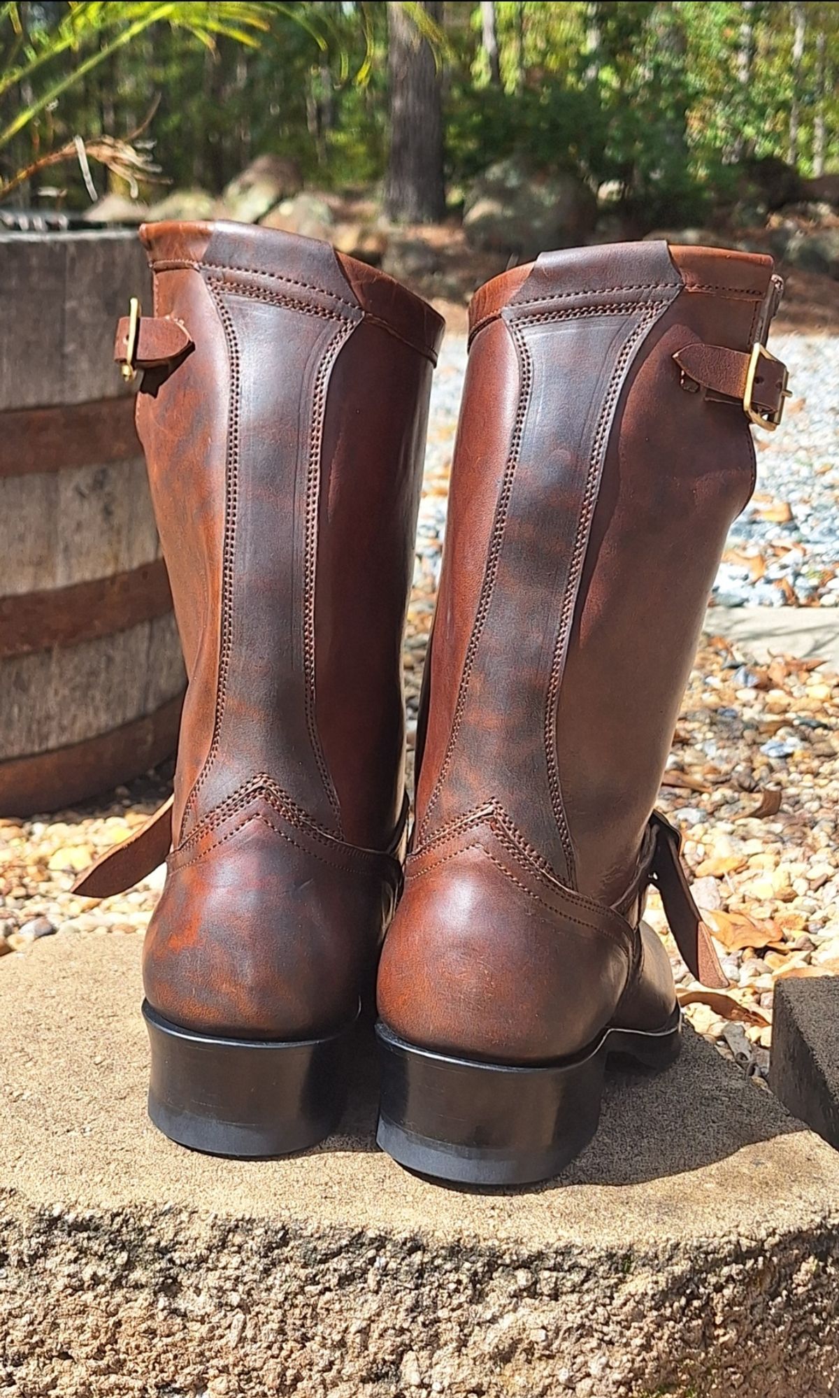 Photo by PatinaTherapist on September 29, 2025 of the Crux Deluxe Engineer in Guidi Dirty Horsebutt.
