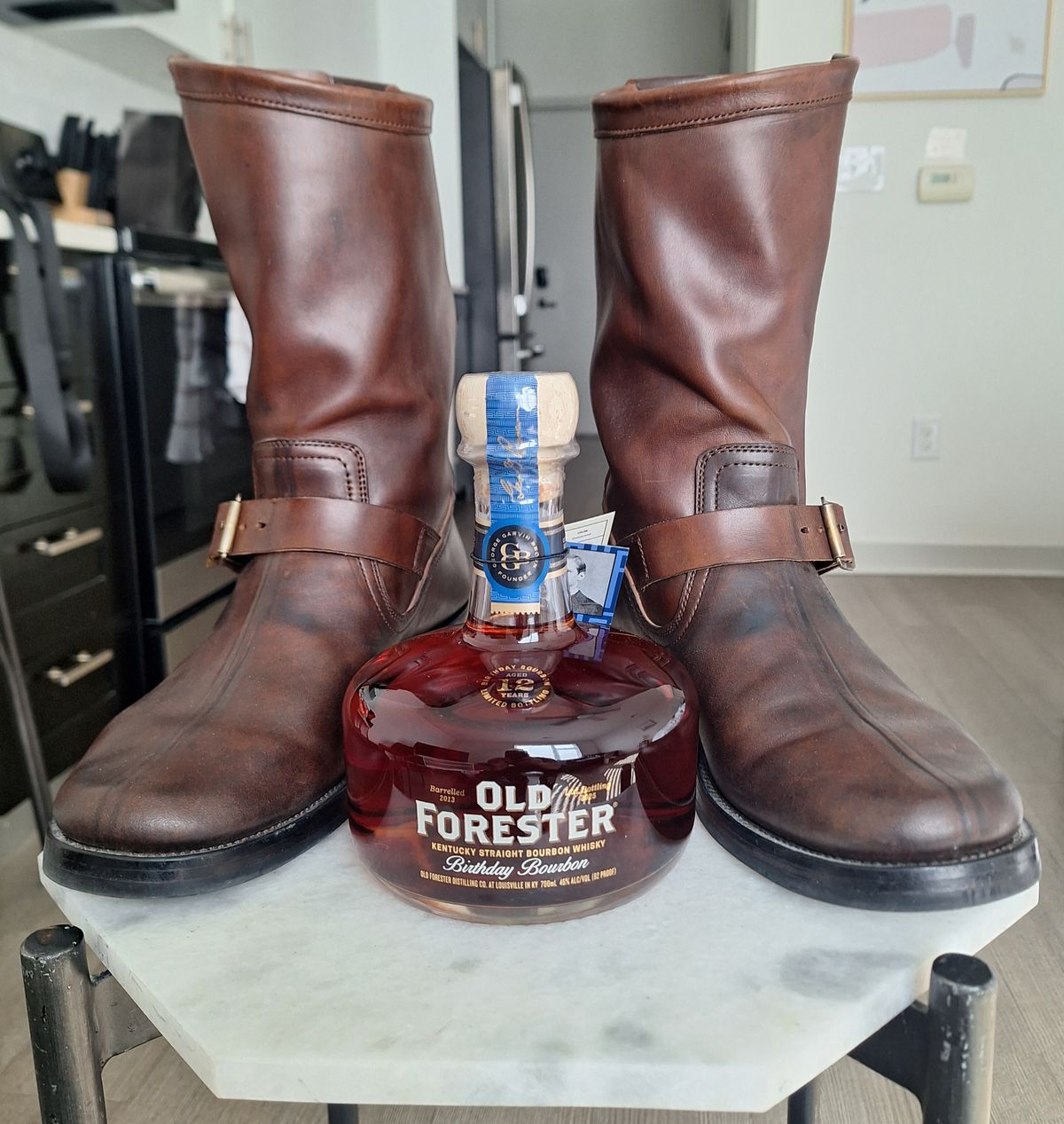 Photo by PatinaTherapist on October 18, 2025 of the Crux Deluxe Engineer in Guidi Dirty Horsebutt.