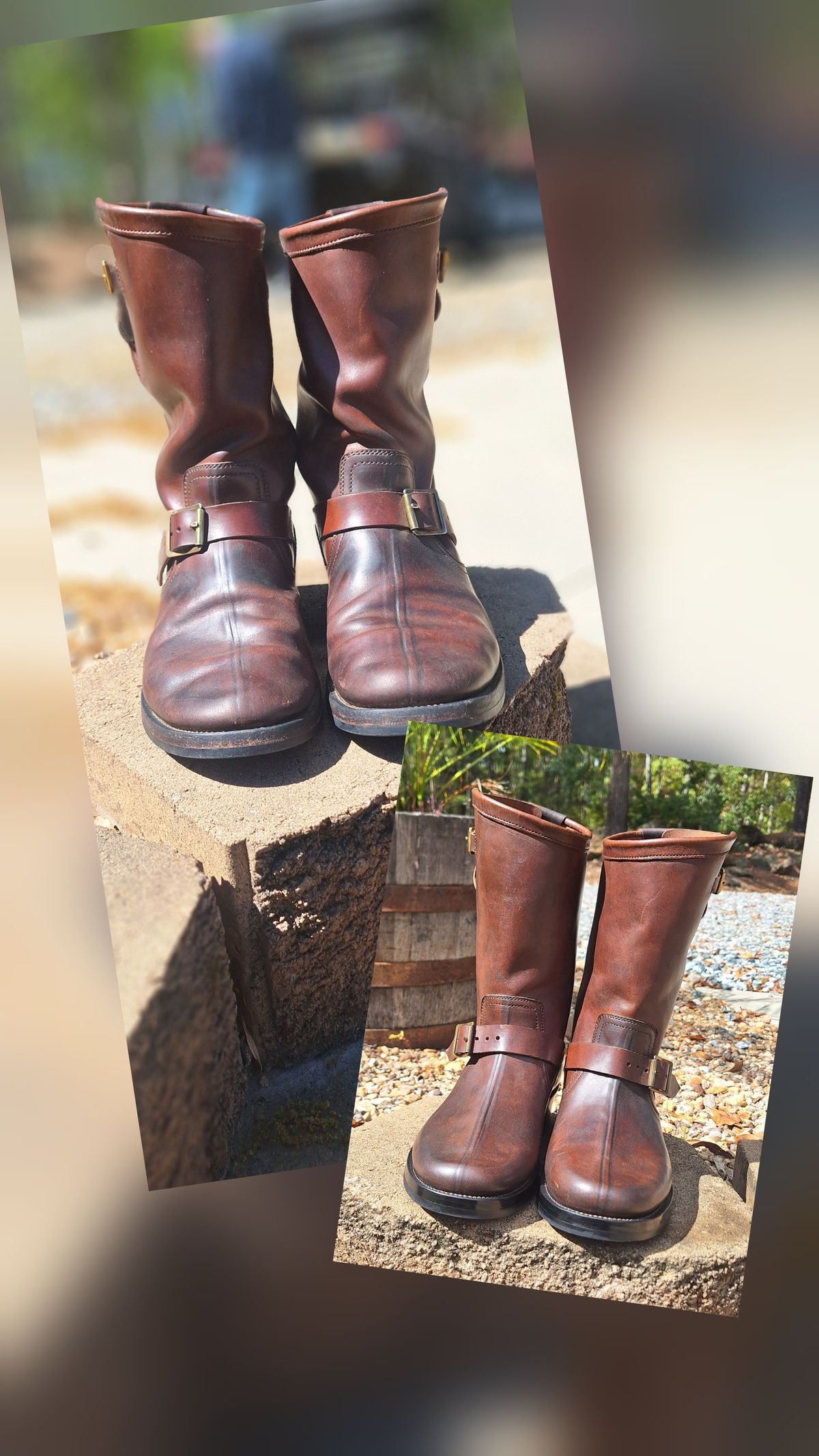 Photo by PatinaTherapist on April 7, 2026 of the Crux Deluxe Engineer in Guidi Dirty Horsebutt.