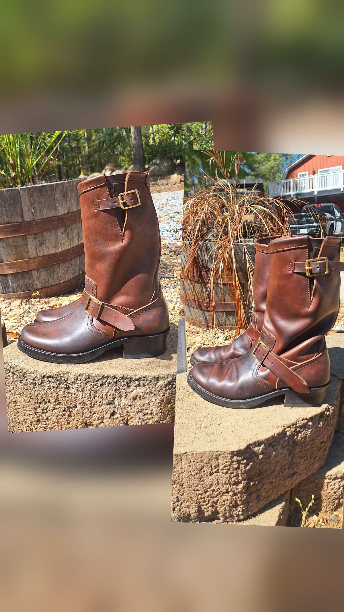 Photo by PatinaTherapist on April 7, 2026 of the Crux Deluxe Engineer in Guidi Dirty Horsebutt.