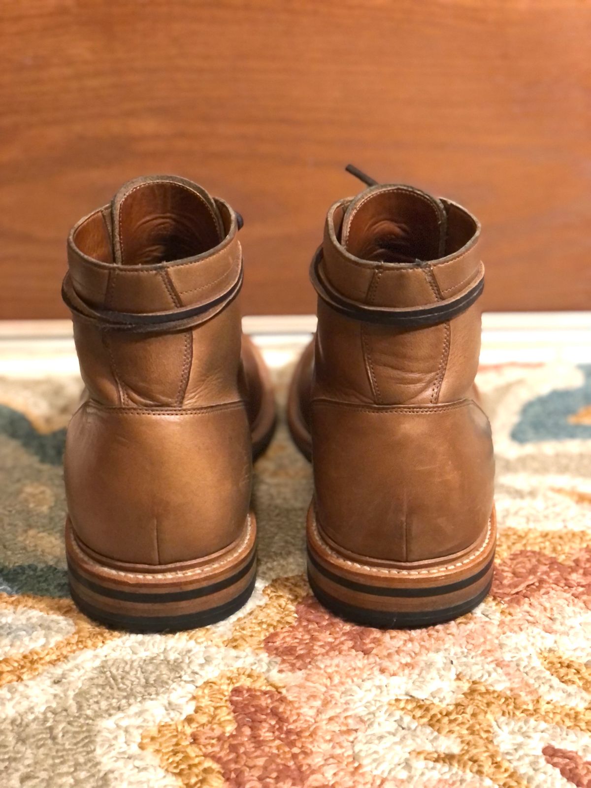 Photo by IndyBen on January 6, 2024 of the Grant Stone Diesel Boot in Horween Dune Chromexcel.