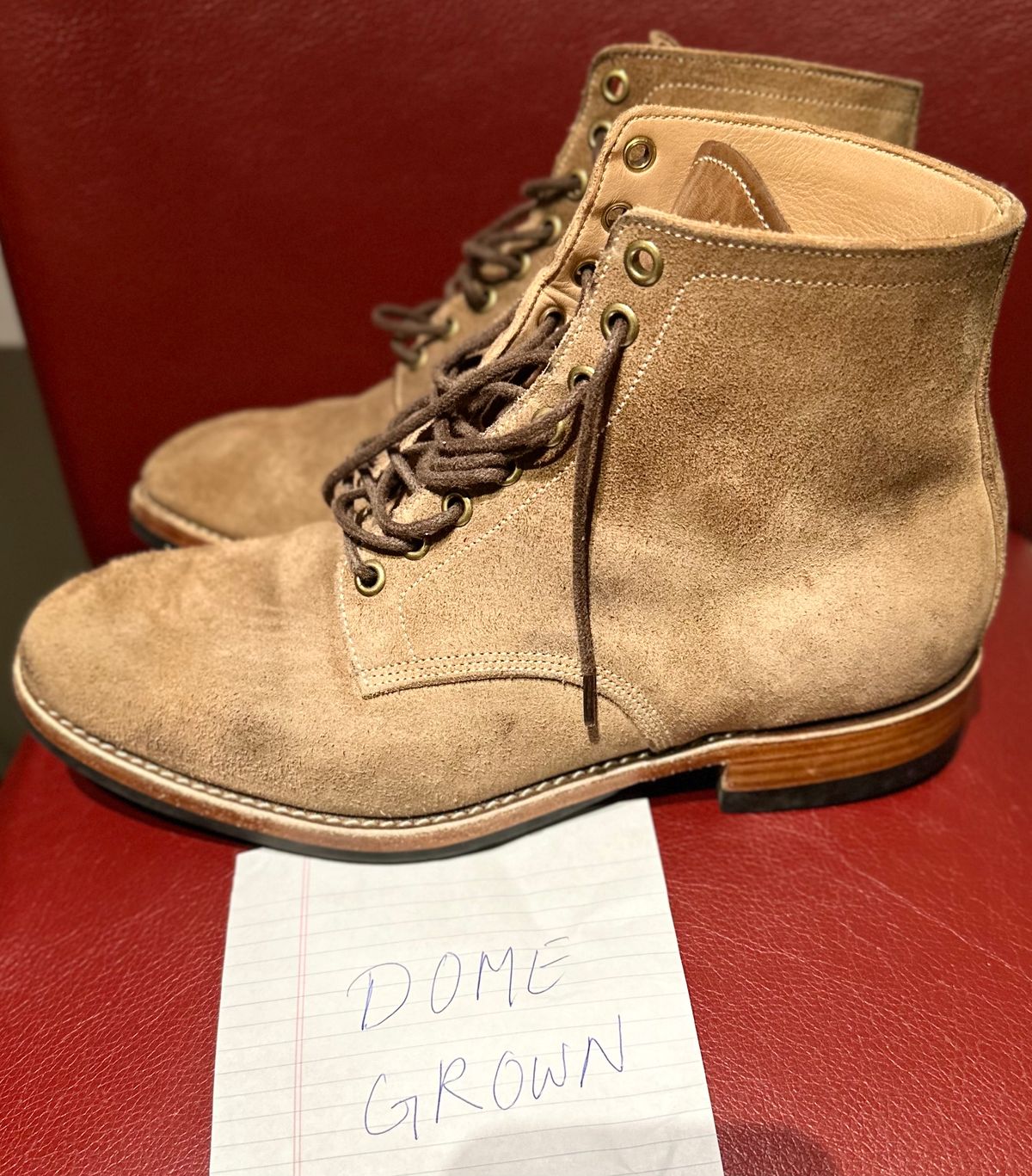 Photo by elkonelmstreet on November 5, 2023 of the Onderhoud SPL02 in Horween Marine Field Roughout.