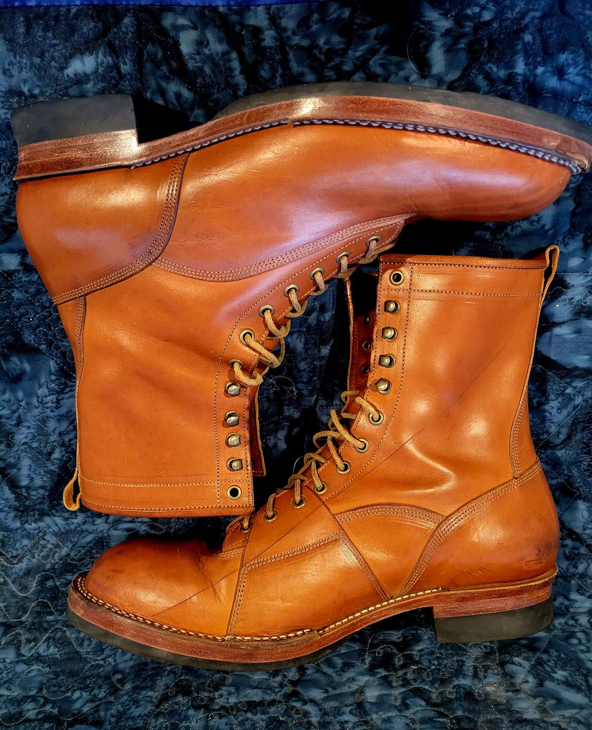 Photo by hosekileather on November 1, 2022 of the Jakkrabbits Ivories Boot in Badalassi Carlo Olmo Pueblo.