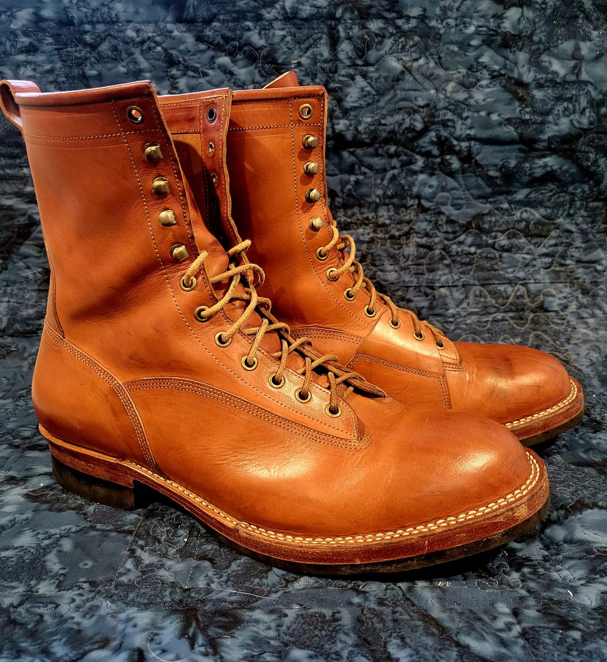 Photo by hosekileather on November 1, 2022 of the Jakkrabbits Ivories Boot in Badalassi Carlo Olmo Pueblo.