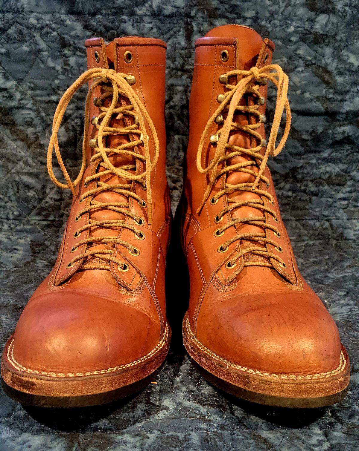 Photo by hosekileather on December 1, 2022 of the Jakkrabbits Ivories Boot in Badalassi Carlo Olmo Pueblo.