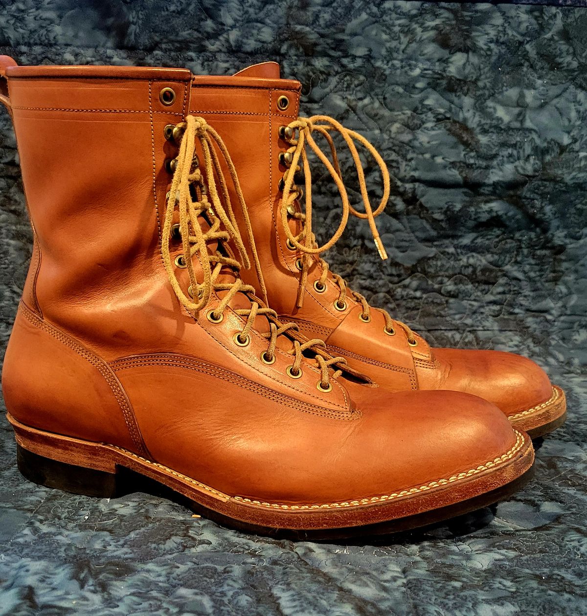 Photo by hosekileather on December 1, 2022 of the Jakkrabbits Ivories Boot in Badalassi Carlo Olmo Pueblo.