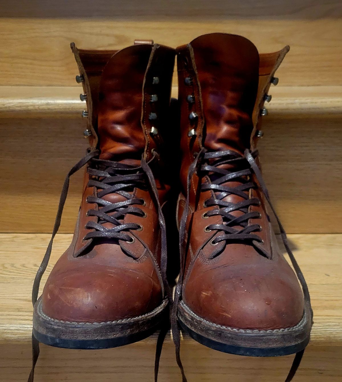 Photo by hosekileather on February 1, 2023 of the Jakkrabbits Ivories Boot in Badalassi Carlo Olmo Pueblo.