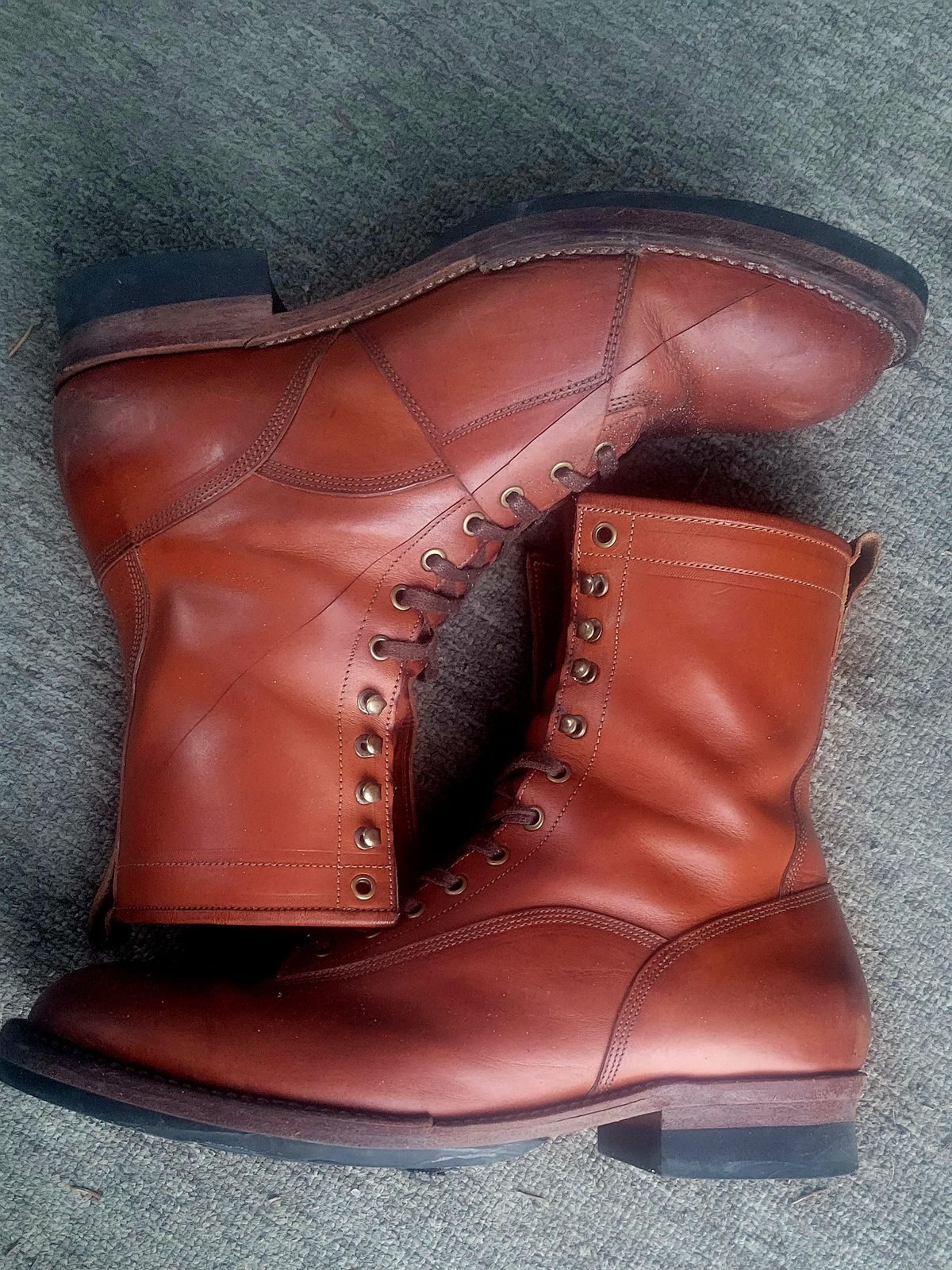 Photo by hosekileather on March 2, 2023 of the Jakkrabbits Ivories Boot in Badalassi Carlo Olmo Pueblo.