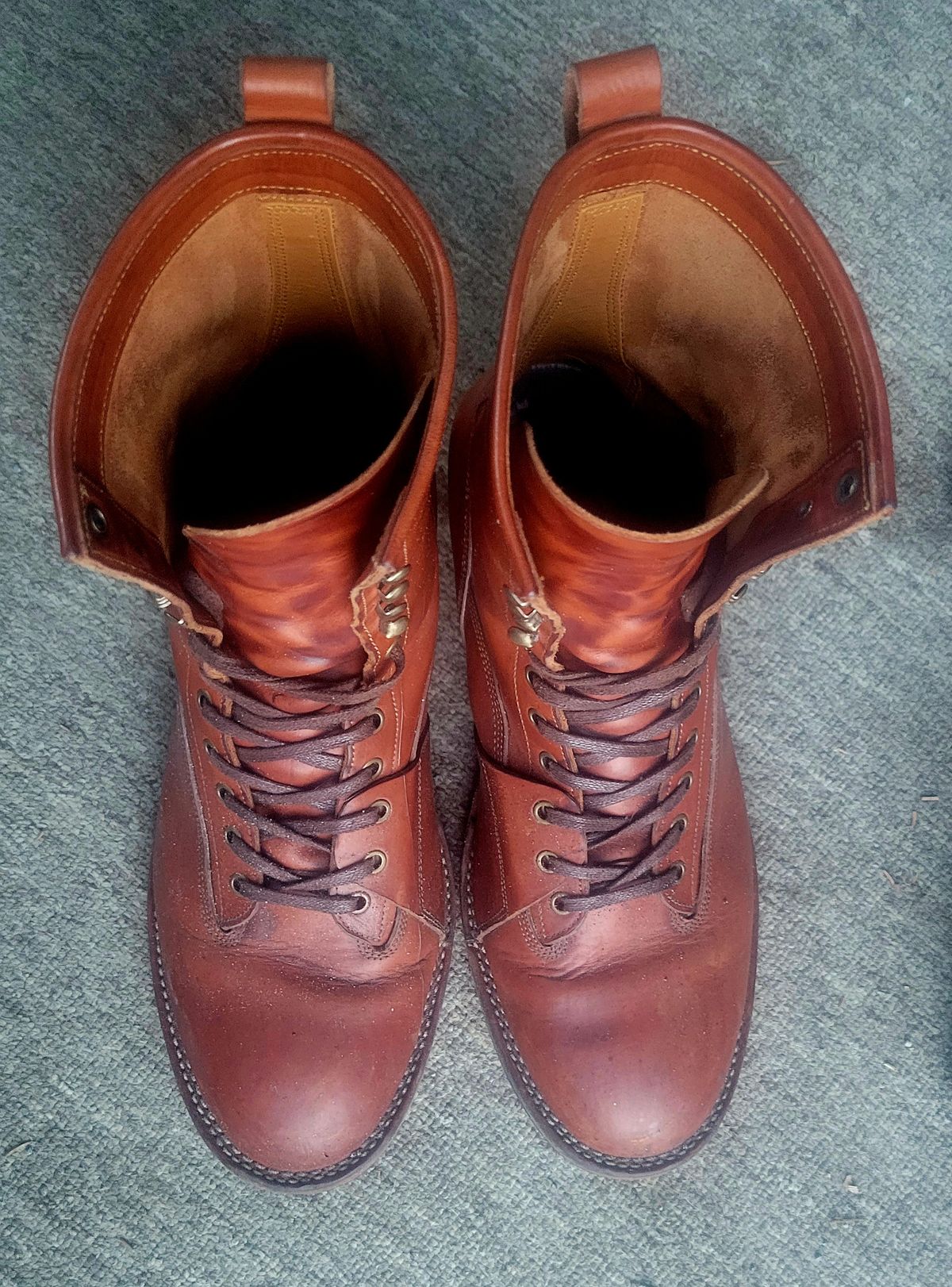 Photo by hosekileather on March 2, 2023 of the Jakkrabbits Ivories Boot in Badalassi Carlo Olmo Pueblo.