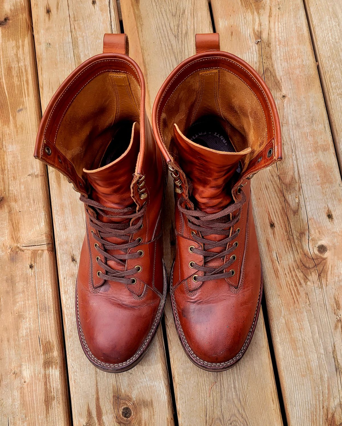 Photo by hosekileather on April 2, 2023 of the Jakkrabbits Ivories Boot in Badalassi Carlo Olmo Pueblo.