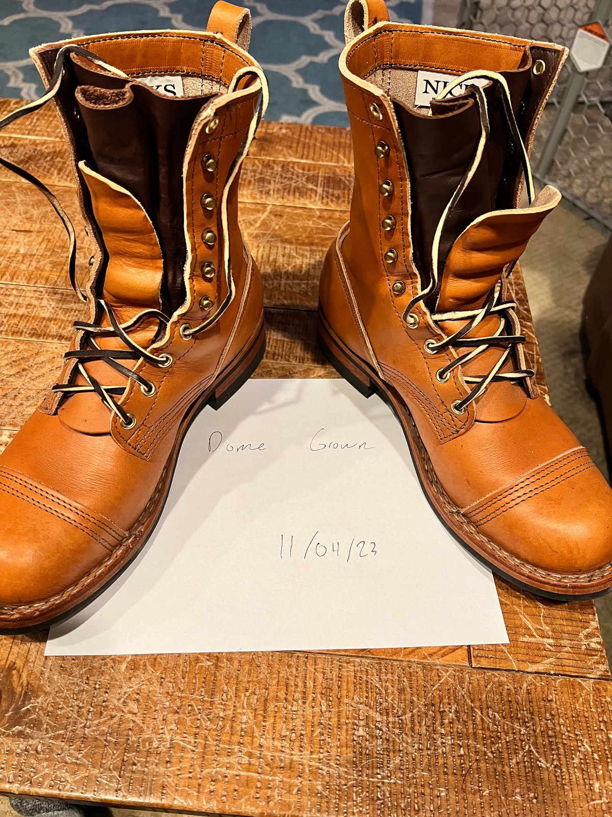 Photo by ccswift on November 4, 2023 of the Nicks DomePro in Wickett & Craig Tan English Bridle.