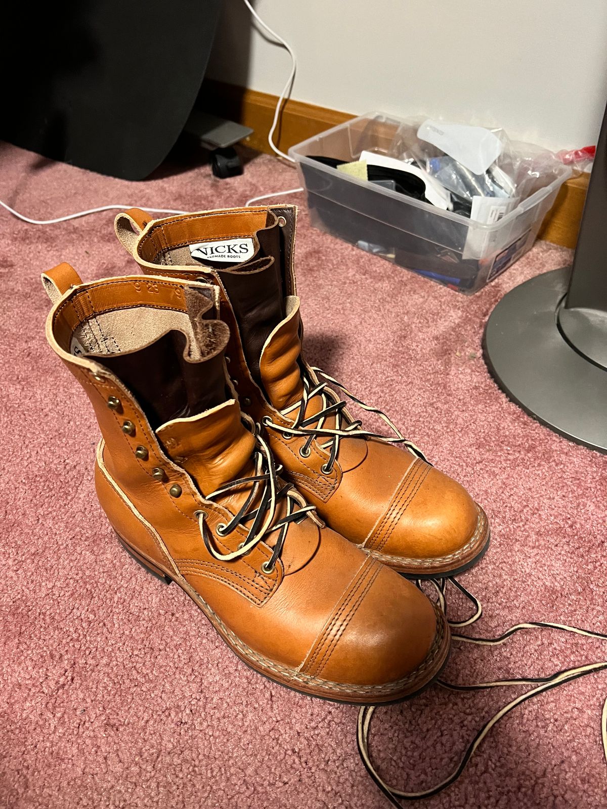 Photo by ccswift on December 6, 2023 of the Nicks DomePro in Wickett & Craig Tan English Bridle.