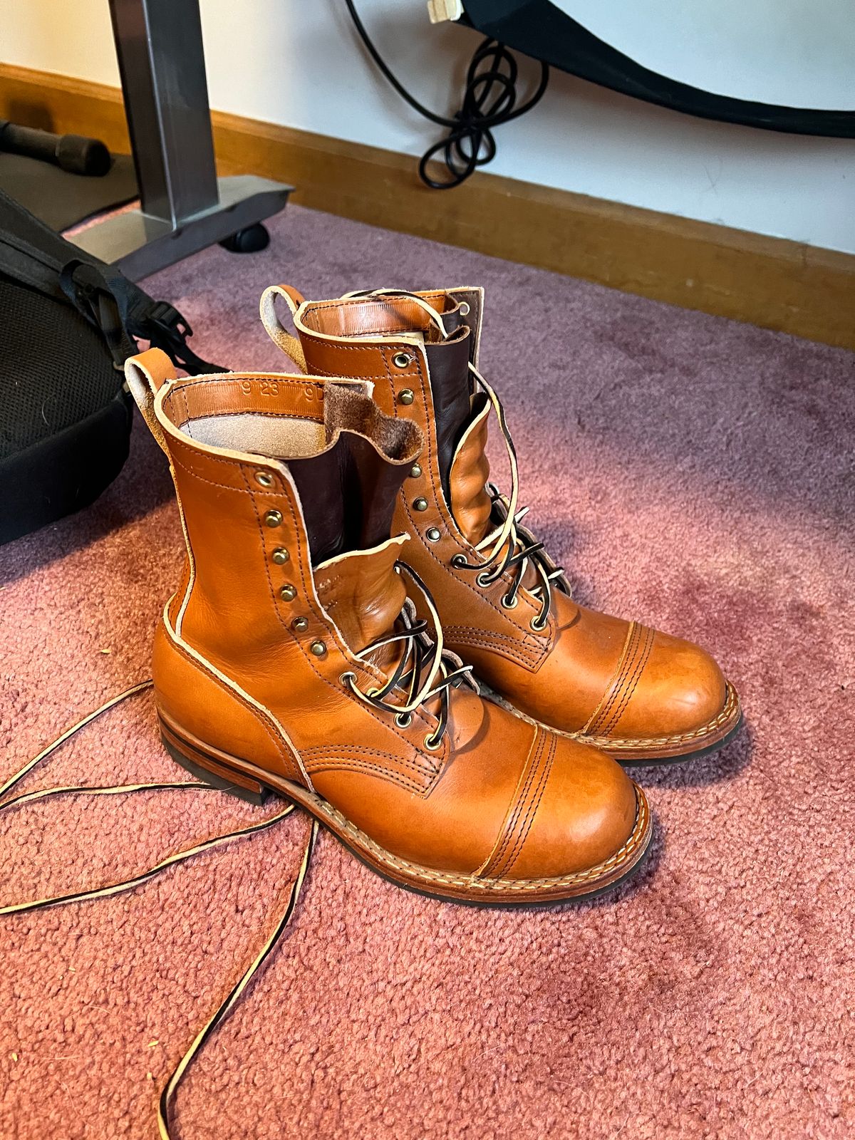 Photo by ccswift on January 5, 2024 of the Nicks DomePro in Wickett & Craig Tan English Bridle.