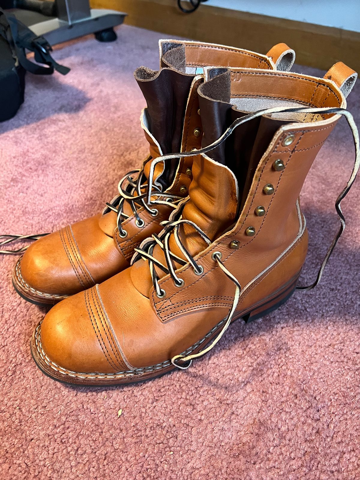 Photo by ccswift on January 5, 2024 of the Nicks DomePro in Wickett & Craig Tan English Bridle.