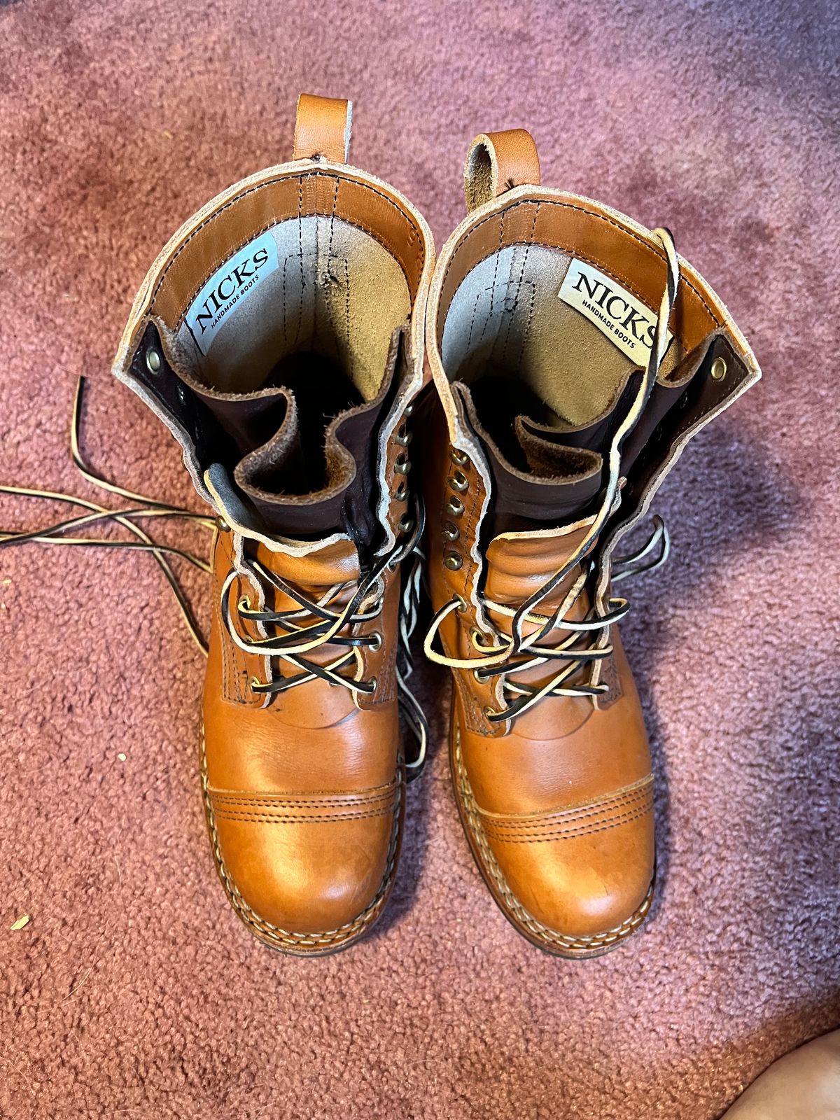 Photo by ccswift on January 5, 2024 of the Nicks DomePro in Wickett & Craig Tan English Bridle.