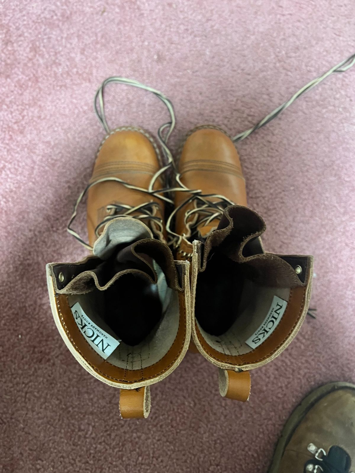 Photo by ccswift on March 6, 2024 of the Nicks DomePro in Wickett & Craig Tan English Bridle.