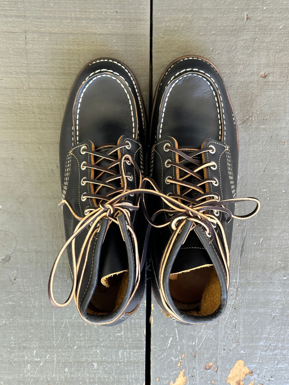 Photo by bankrobber on October 1, 2024 of the Red Wing 9874 in S.B. Foot Black Klondike.