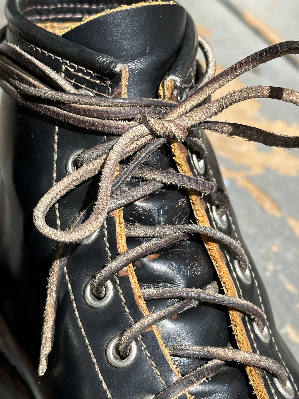 Photo by bankrobber on March 2, 2025 of the Red Wing 9874 in S.B. Foot Black Klondike.