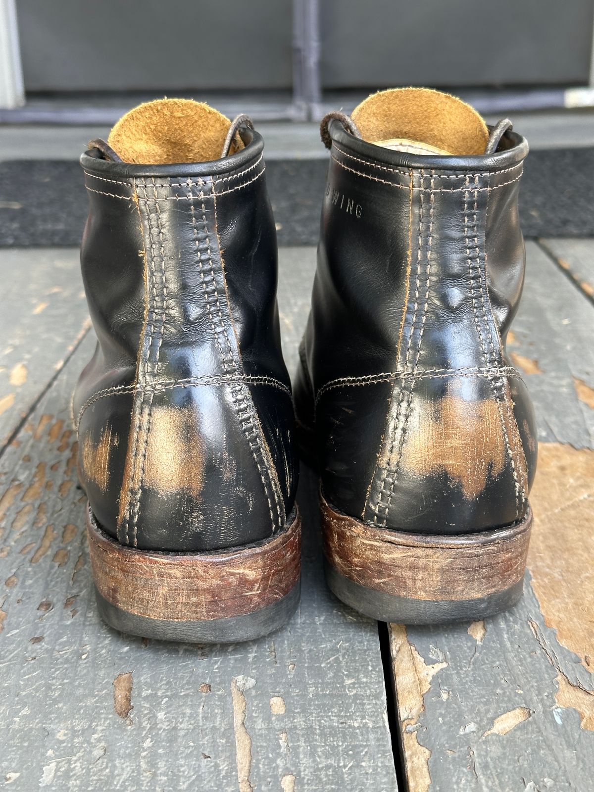 Photo by bankrobber on April 1, 2025 of the Red Wing 9874 in S.B. Foot Black Klondike.