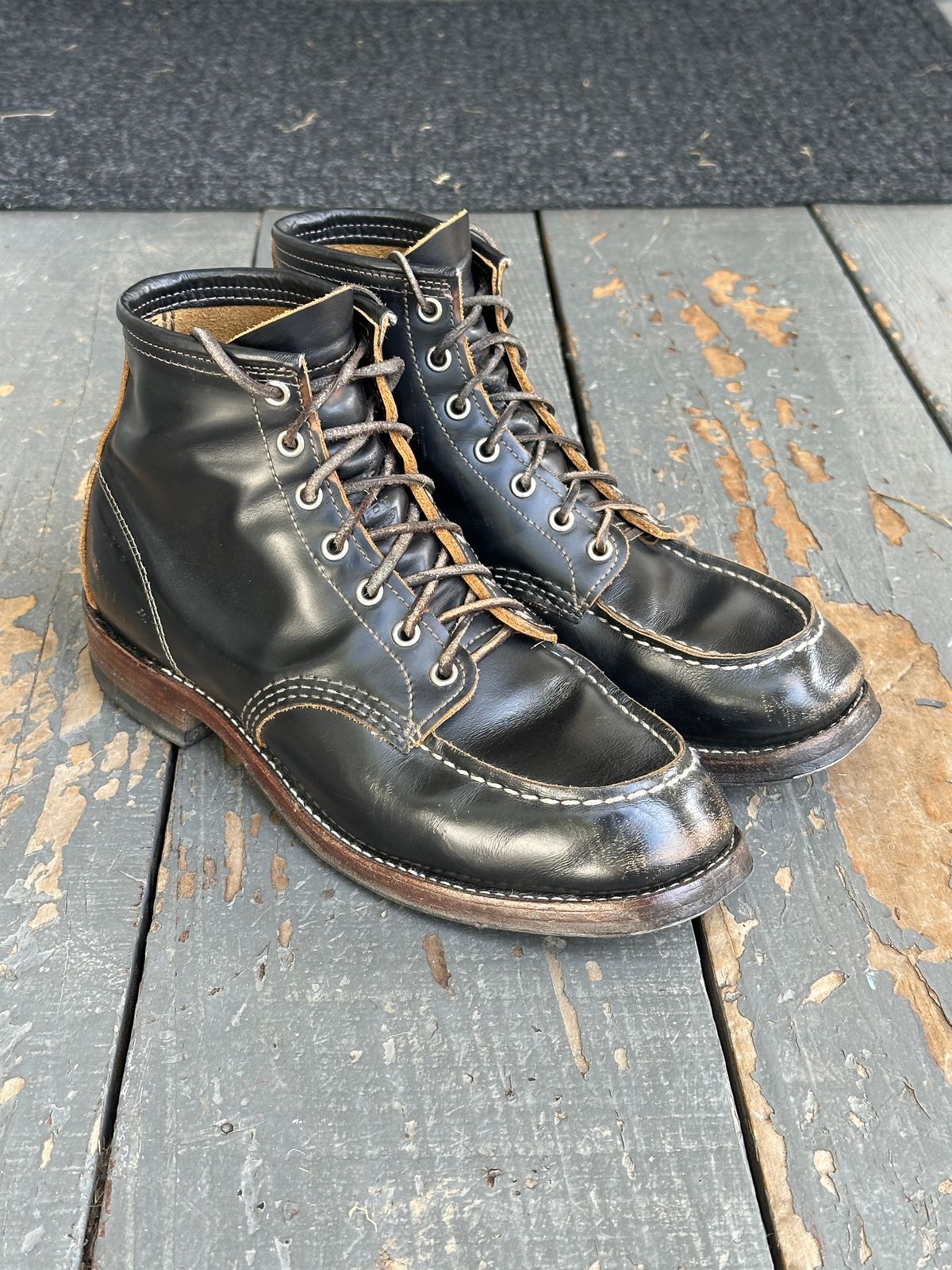 Photo by bankrobber on April 1, 2025 of the Red Wing 9874 in S.B. Foot Black Klondike.