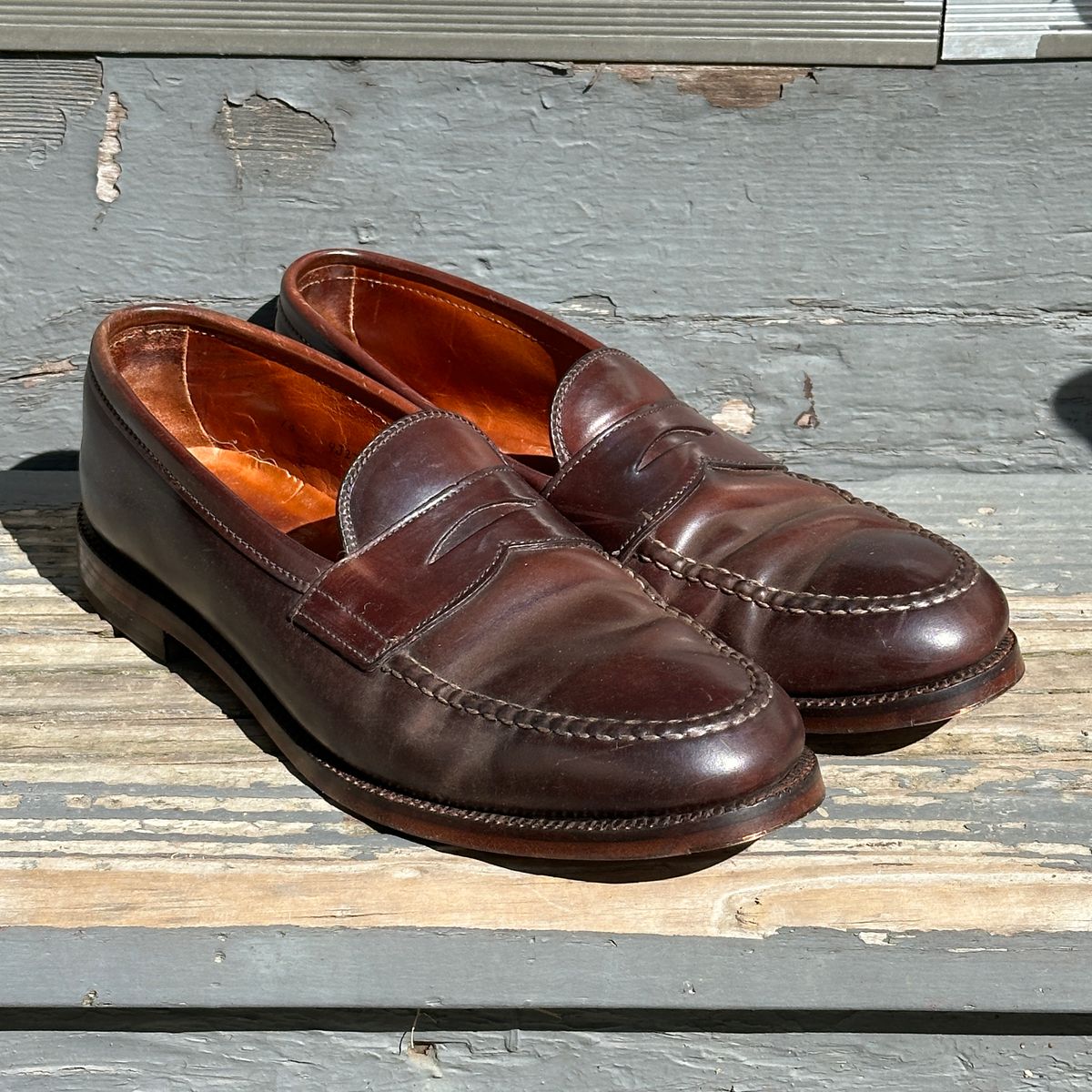 Photo by bankrobber on February 27, 2024 of the Alden 986 in Horween Color 8 Shell Cordovan.